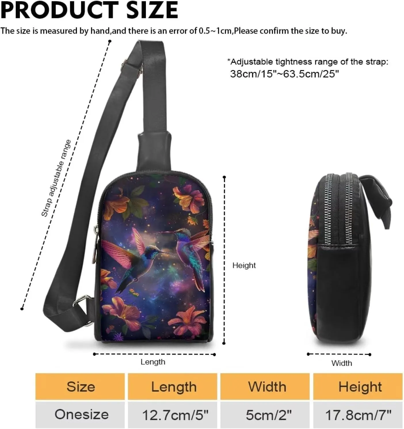 Sling Backpack for Women Crossbody Bags Backpack Casual Shoulder Daypack Chest Bag for Travel Hiking