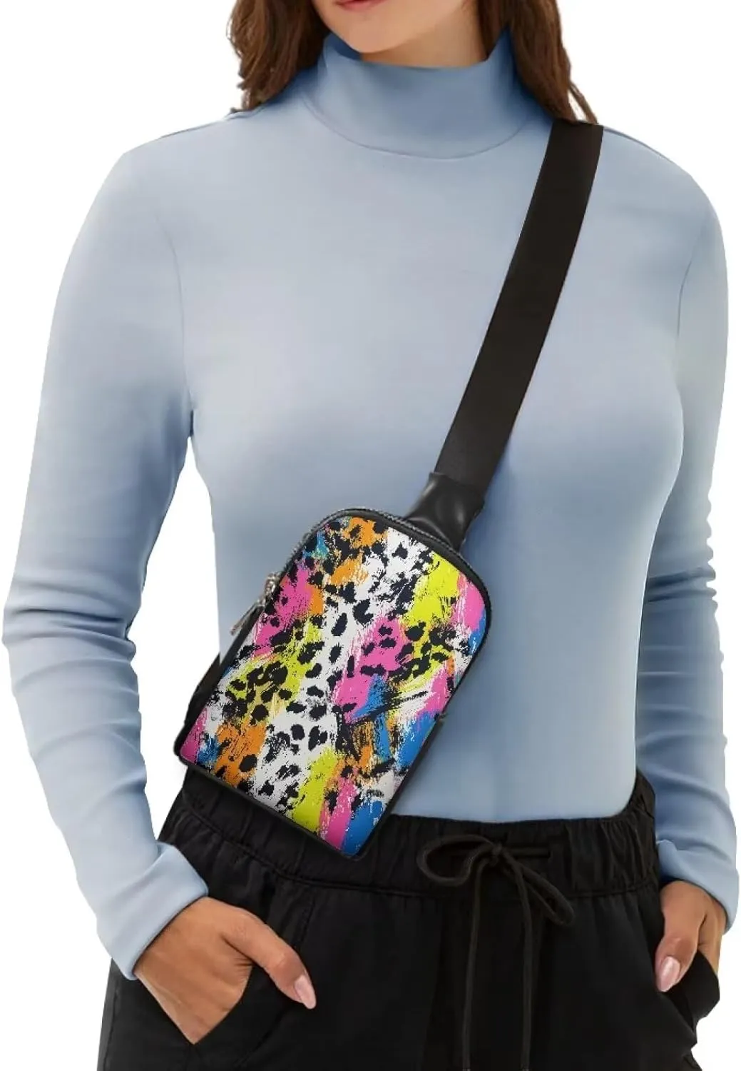 Sling Backpack for Women Crossbody Bags Backpack Casual Shoulder Daypack Chest Bag for Travel Hiking