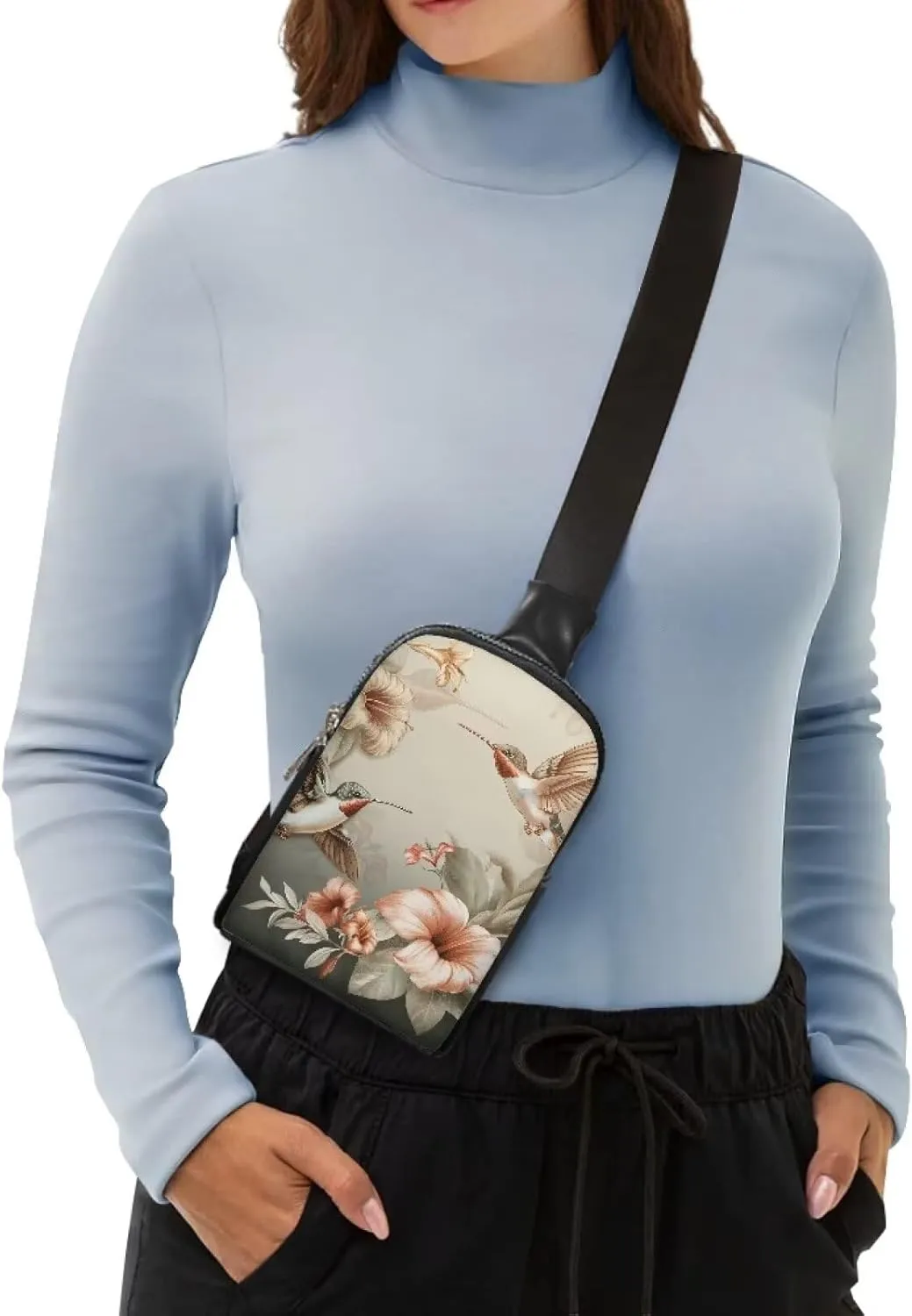 Sling Backpack for Women Crossbody Bags Backpack Casual Shoulder Daypack Chest Bag for Travel Hiking