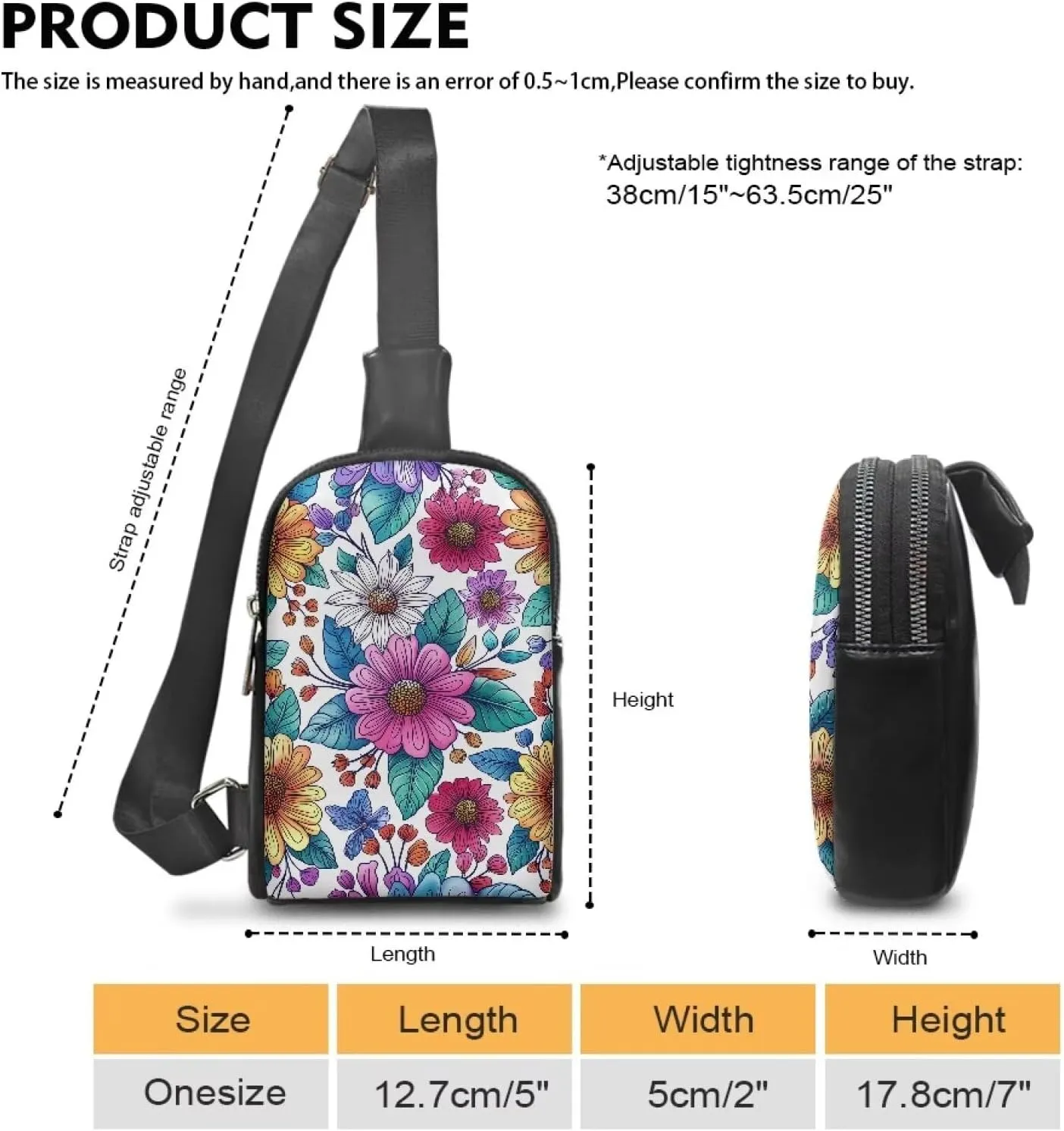 Sling Backpack for Women Crossbody Bags Backpack Casual Shoulder Daypack Chest Bag for Travel Hiking