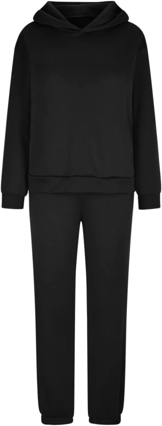 SMIDOW Sweatshirt Sets for Women Hoodie Sweatshirt Matching Sweatpants Lounge Set Fashion Loungewear Y2K Clothes
