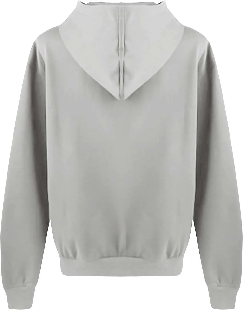 SMIDOW Womens Full Zip Up Hooded Sweatshirts Preppy Coats with Finger Hole Pullover Tops Pockets Fleece Fall Teen Girl Jacket
