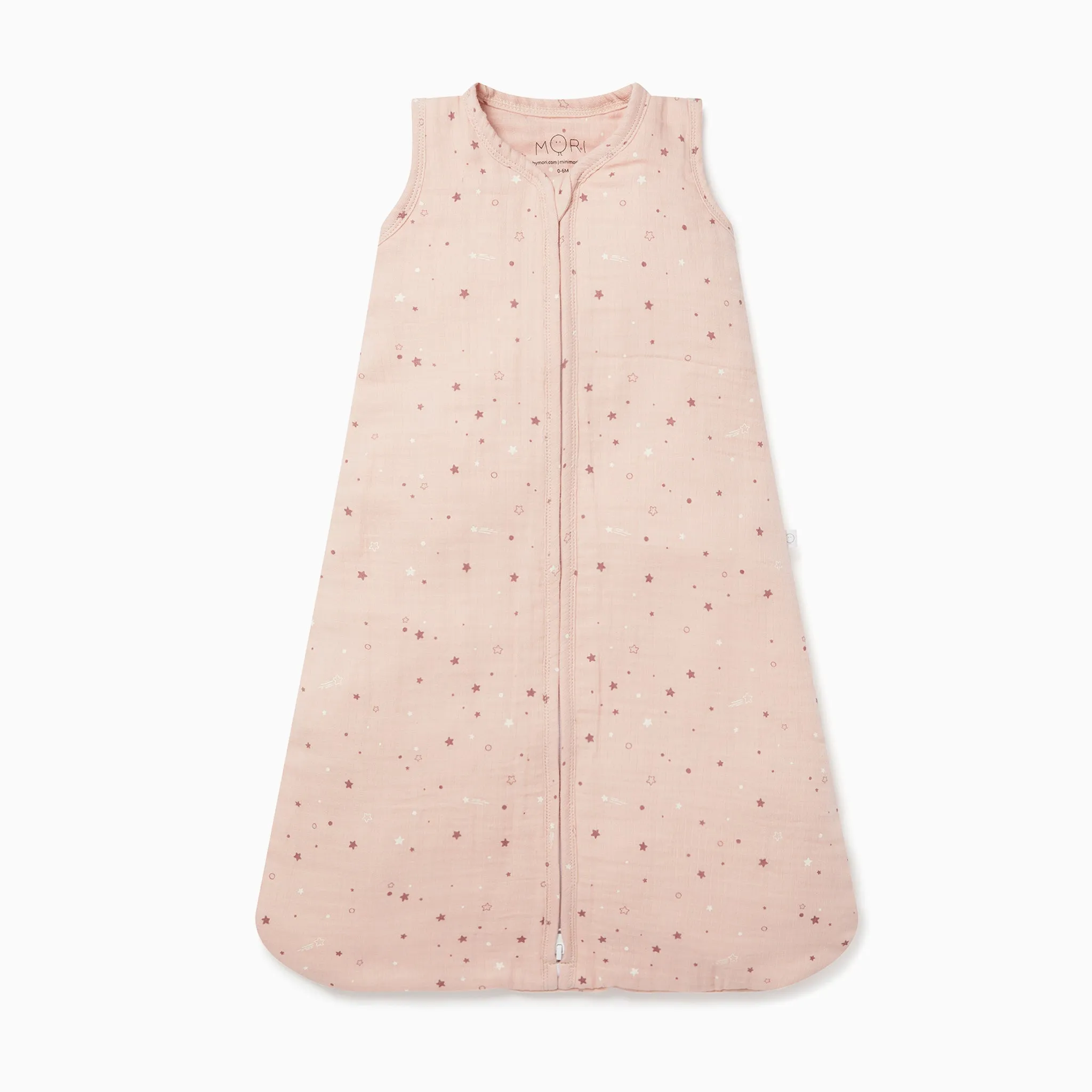 Star Muslin Front Opening Sleep Sack 0.5 TOG