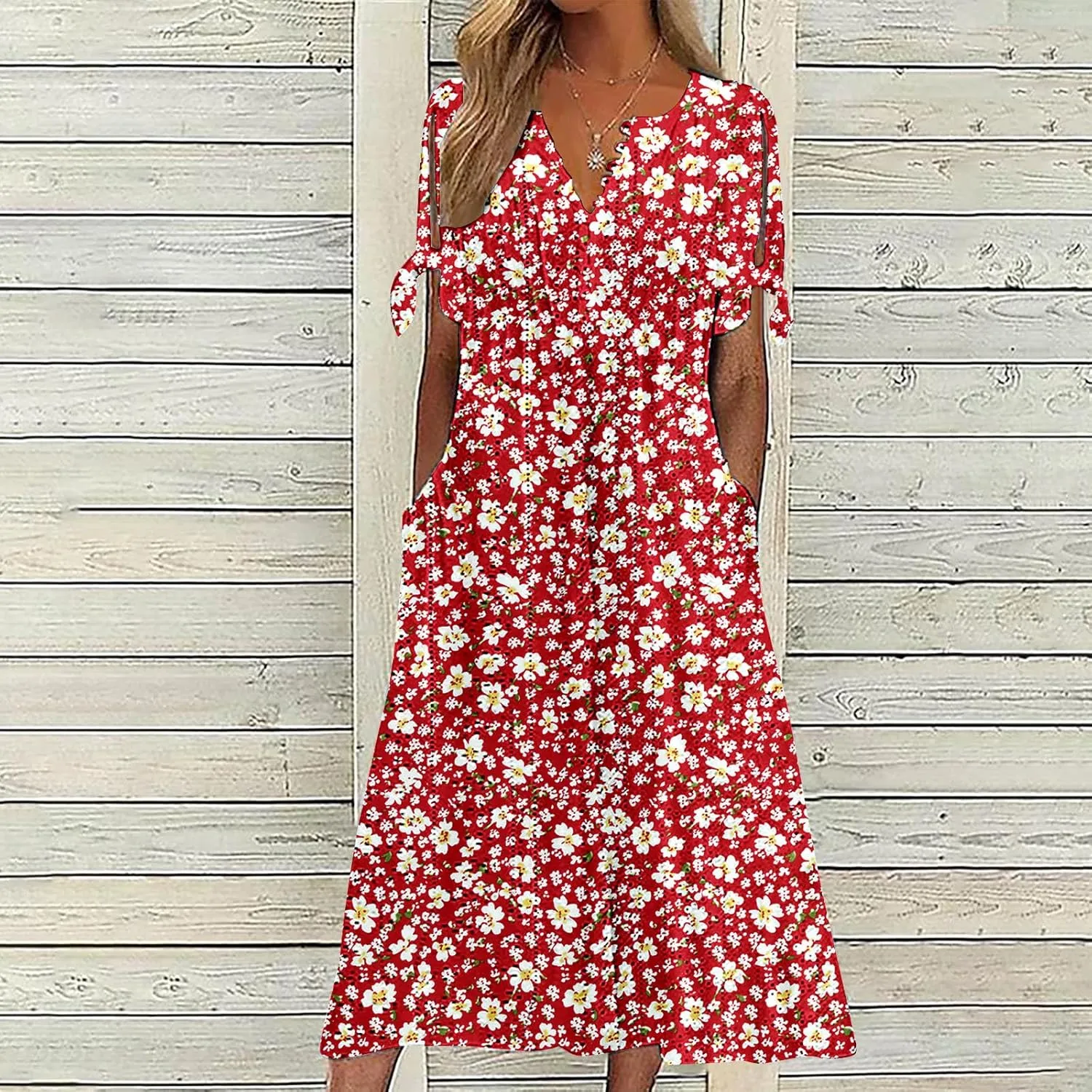 Summer Dresses for Women 2025 Plus Size Wedding Guest Maxi Dress Beach Vacation Sundress Short Sleeve Eyelet Dresses