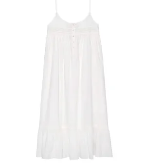 THE GREAT~ Eyelet ruffle tank night dress