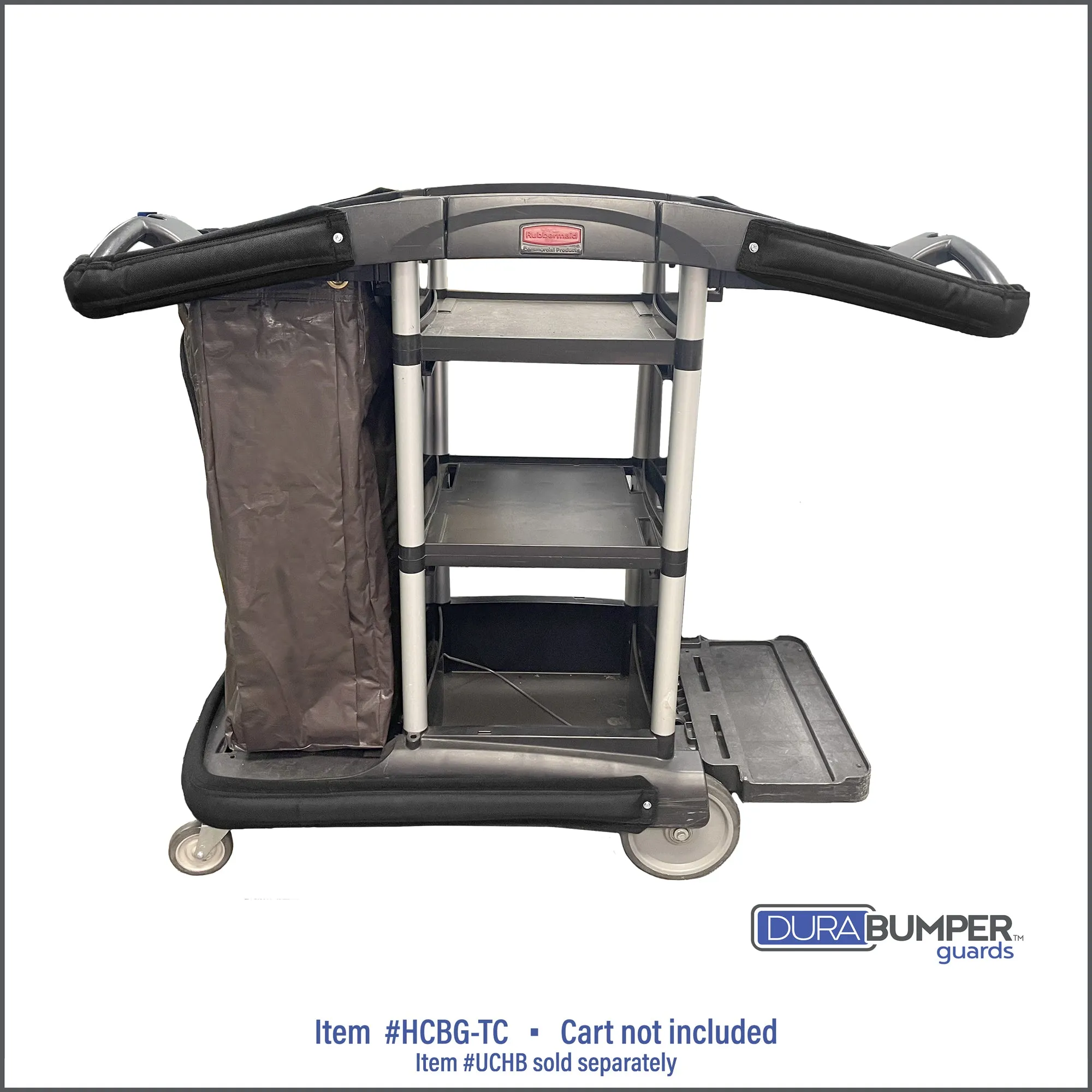 Top Corner Bumper Guard for Rubbermaid Housekeeping Carts -  Item #HCBG-TC
