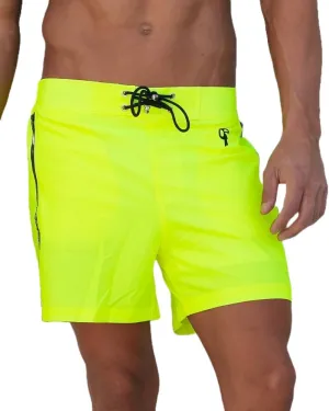 Tucann Men's Trunks 5" Compression Liner Quick Dry Zipper Pocket Chlorine Resistan 4 Way Stretch Solid Swim Shorts for Men
