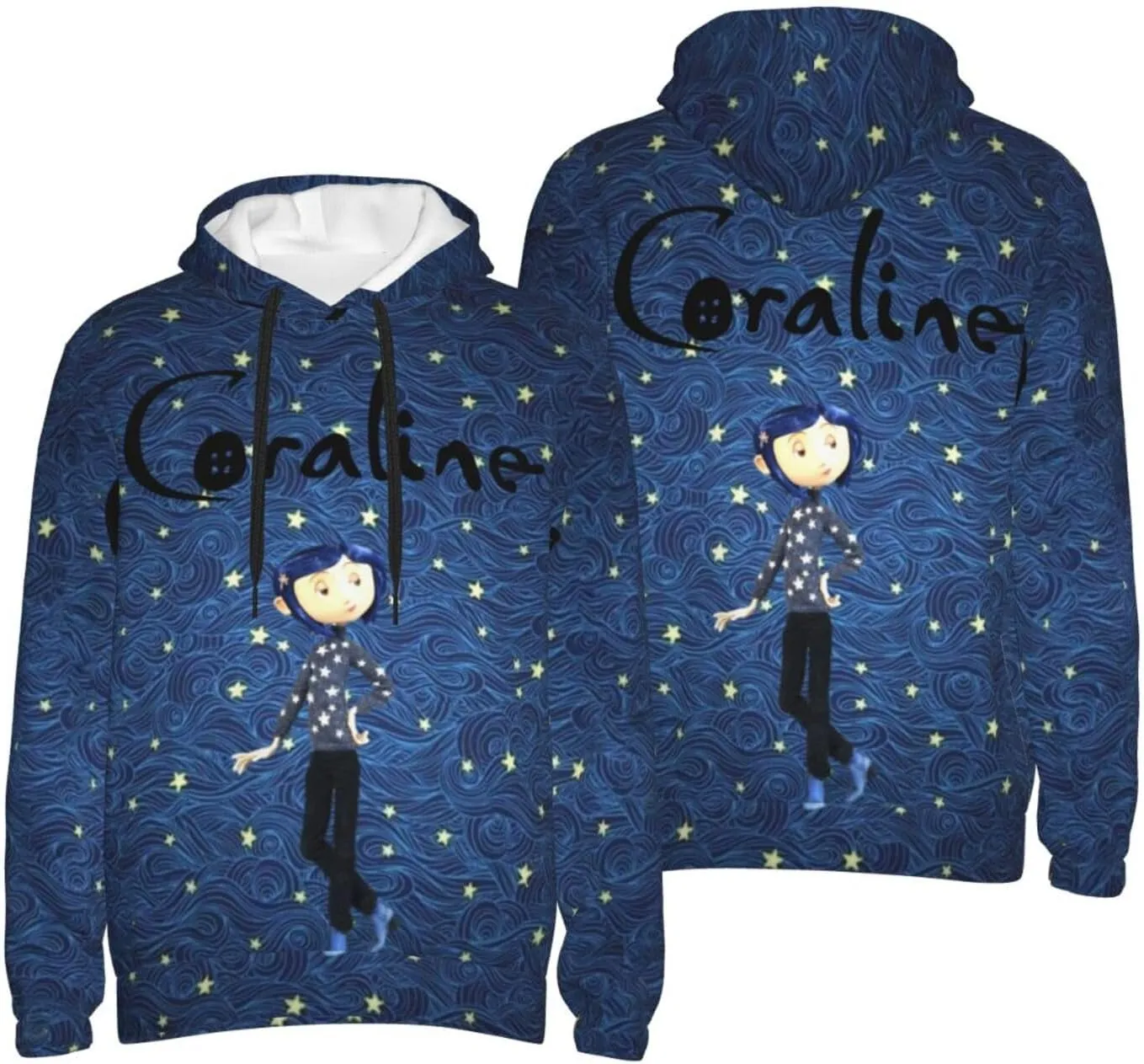 Unisex Cor-A-Lin Pullover Hoodie 3d Print Graphic Hoodies With Front Pocket Novelty Hoodie Sweatshirt For Men Women