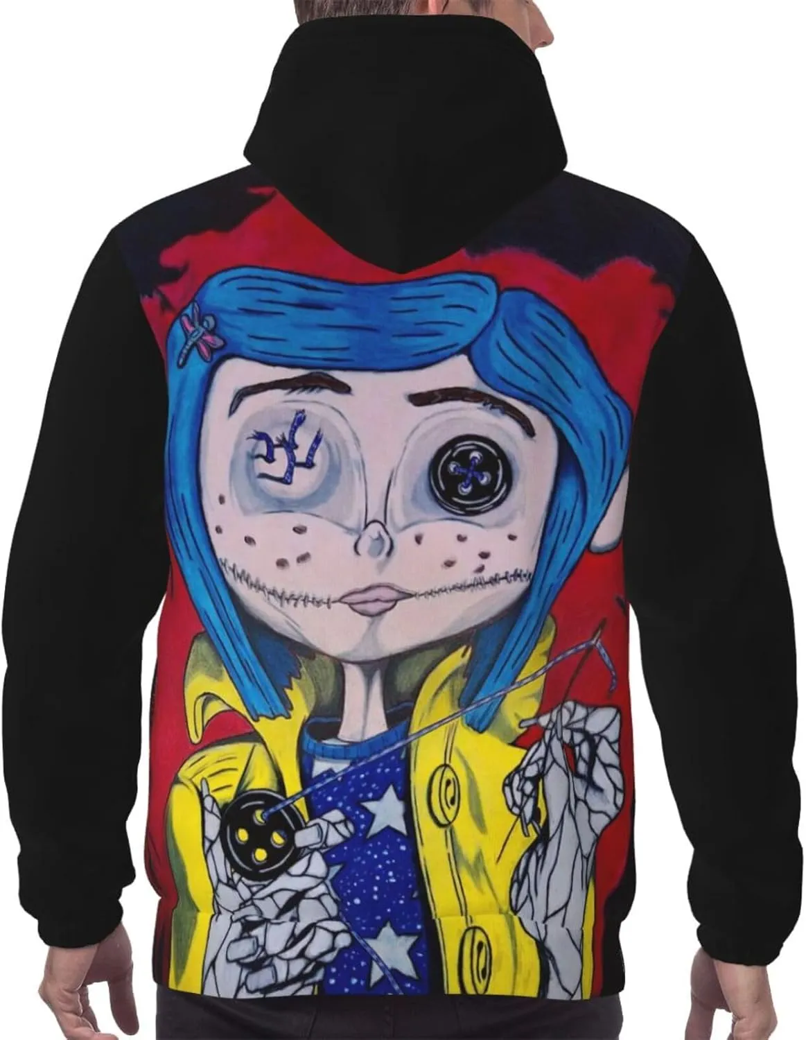 Unisex Cor-A-Lin Pullover Hoodie 3d Print Graphic Hoodies With Front Pocket Novelty Hoodie Sweatshirt For Men Women