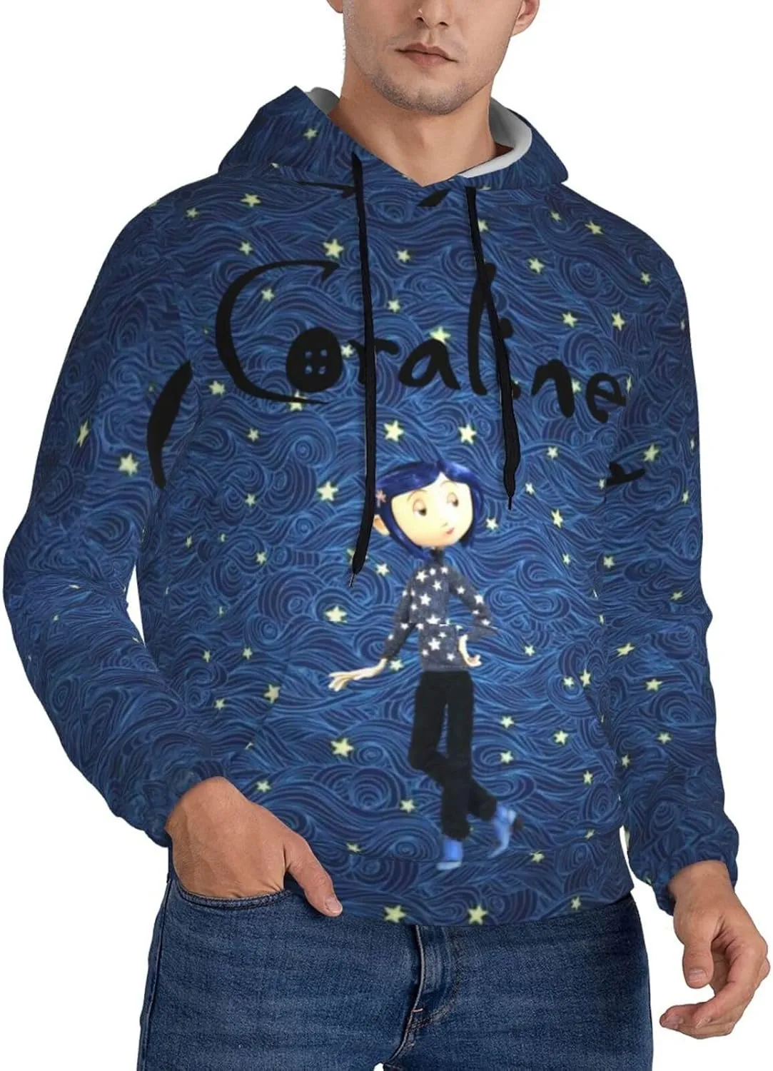 Unisex Cor-A-Lin Pullover Hoodie 3d Print Graphic Hoodies With Front Pocket Novelty Hoodie Sweatshirt For Men Women