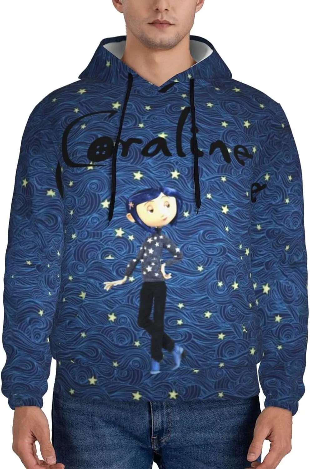 Unisex Cor-A-Lin Pullover Hoodie 3d Print Graphic Hoodies With Front Pocket Novelty Hoodie Sweatshirt For Men Women