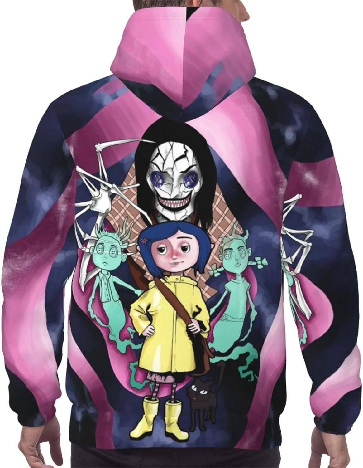 Unisex Cor-A-Lin Pullover Hoodie 3d Print Graphic Hoodies With Front Pocket Novelty Hoodie Sweatshirt For Men Women