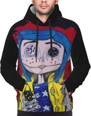 Unisex Cor-A-Lin Pullover Hoodie 3d Print Graphic Hoodies With Front Pocket Novelty Hoodie Sweatshirt For Men Women