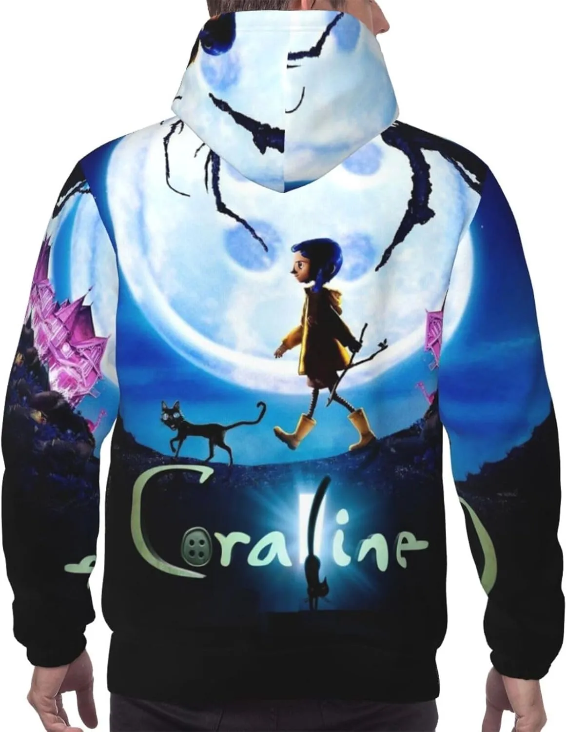Unisex Cor-A-Lin Pullover Hoodie 3d Print Graphic Hoodies With Front Pocket Novelty Hoodie Sweatshirt For Men Women