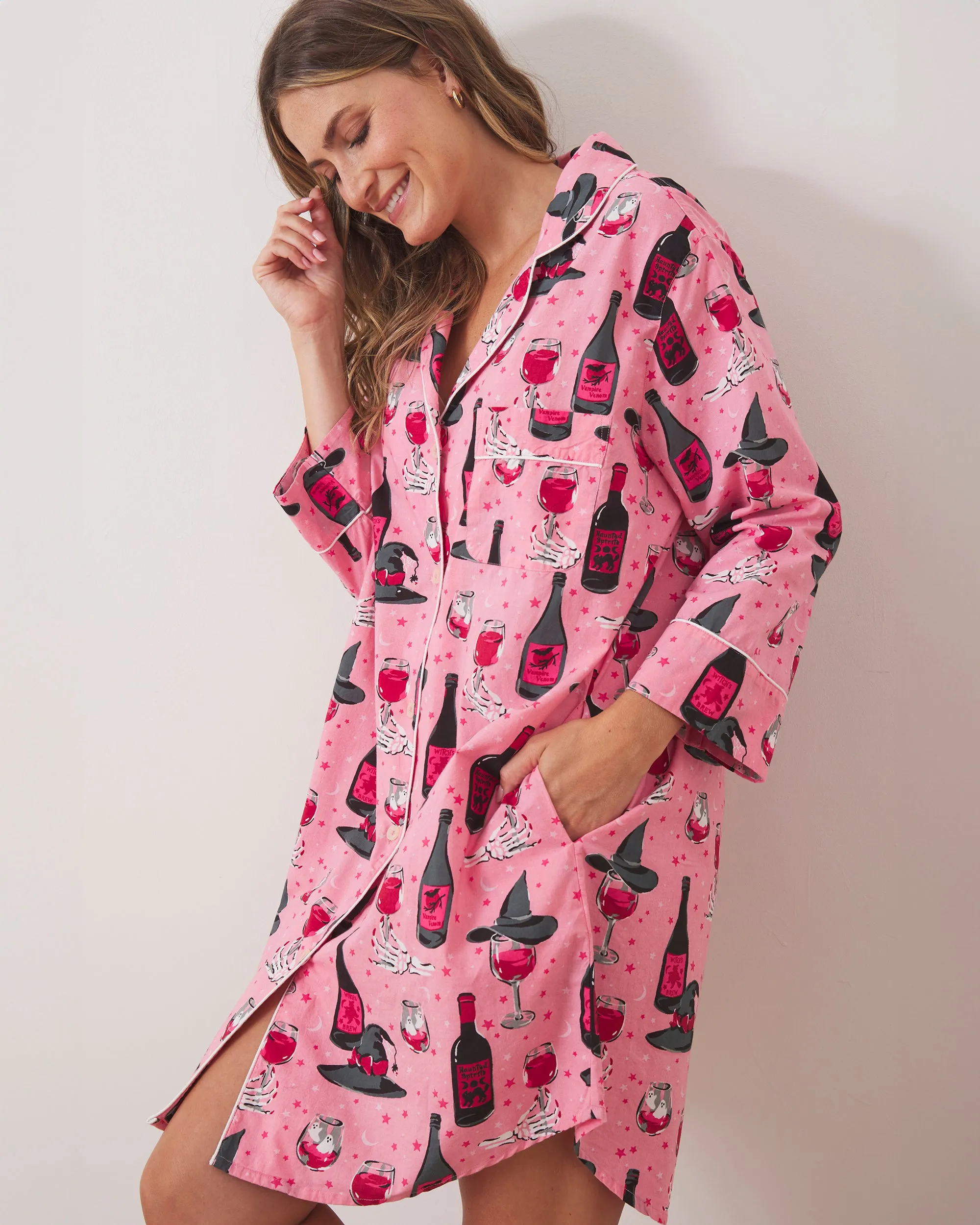 Witch's Brew - Sleep Shirt - Pink Potion
