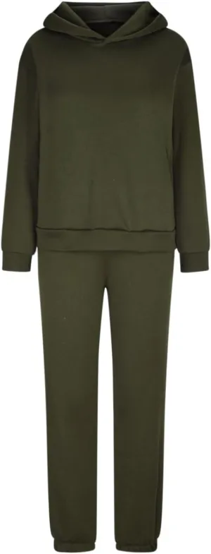 Women's Oversized Hoodie Sweatshirt Matching Jogger Sweatpants Lounge Set Tracksuit Outfits Fall Chunky Lounge Set